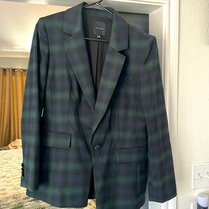 Alex Marie Plaid Blazer